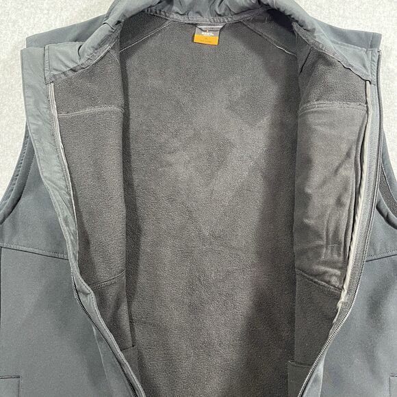 HAWX Men’s XL Black Reflective Softshell Moto Work Vest Water Resistant NWT - Picture 5 of 12